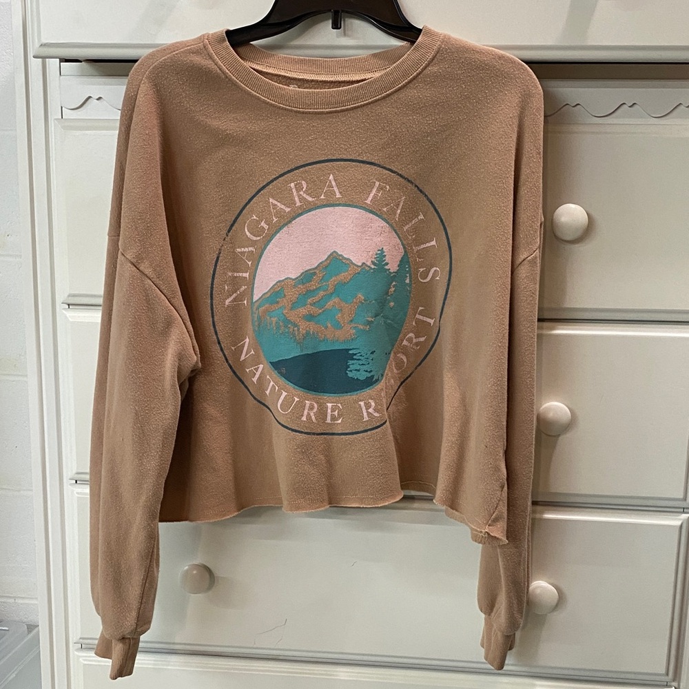 Grayson Threads Tan Niagara Falls Sweatshirt